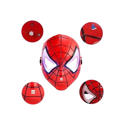 Picture of LED SpiderMan_Mask - Red