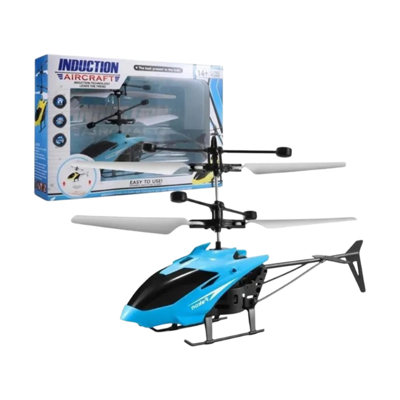 Picture of Upscaled Quality - Magic Hand Sensored Rechargeable Mini Aircraft Helicopter Kids Toy Gift, No Remote, Random Color - Sustainable Option