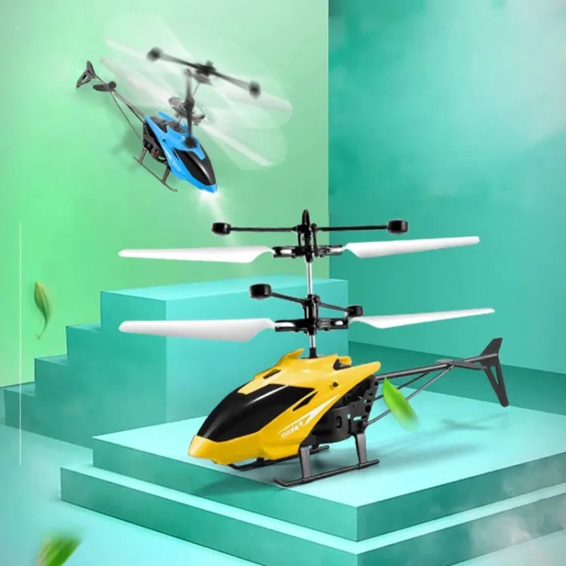 Picture of Upscaled Quality - Magic Hand Sensored Rechargeable Mini Aircraft Helicopter Kids Toy Gift, No Remote, Random Color - Sustainable Option