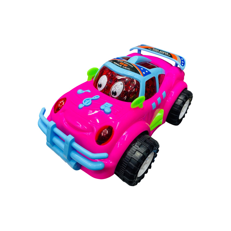 Picture of 3D Cartoon music light friction car