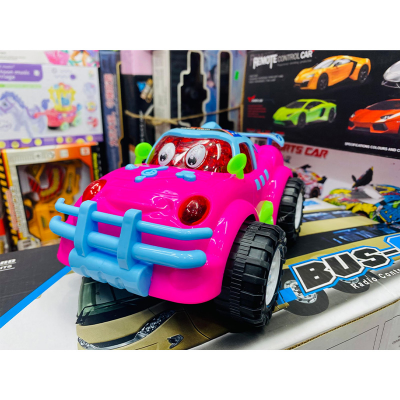 Picture of 3D Cartoon music light friction car