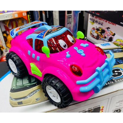 Picture of 3D Cartoon music light friction car
