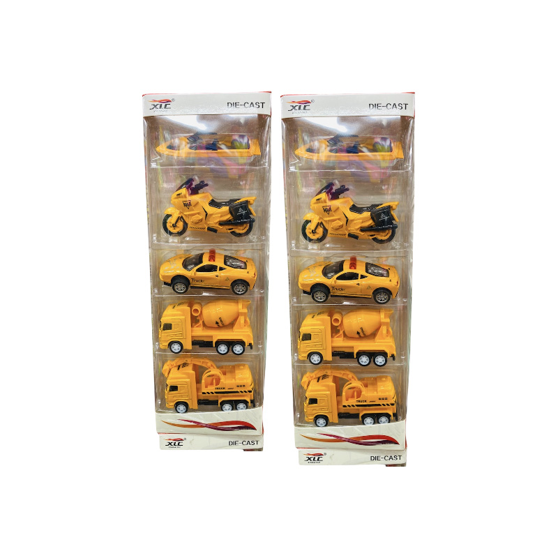 Picture of Die-Cast X5 Spring System Toy Car (5 Piece Combo Pack) - car toy
