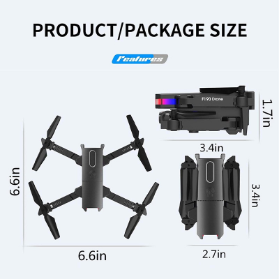 Picture of ZFR F190 mini drone.RC drone with HD camera foldable fpv drone