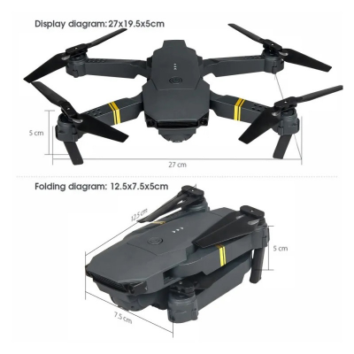 Picture of DJ1 Wifi FPV Camera Drone Update V.2 2023, Drones Camera Quadcopter Multicolored LED lights Plane Toys WiFi Drone