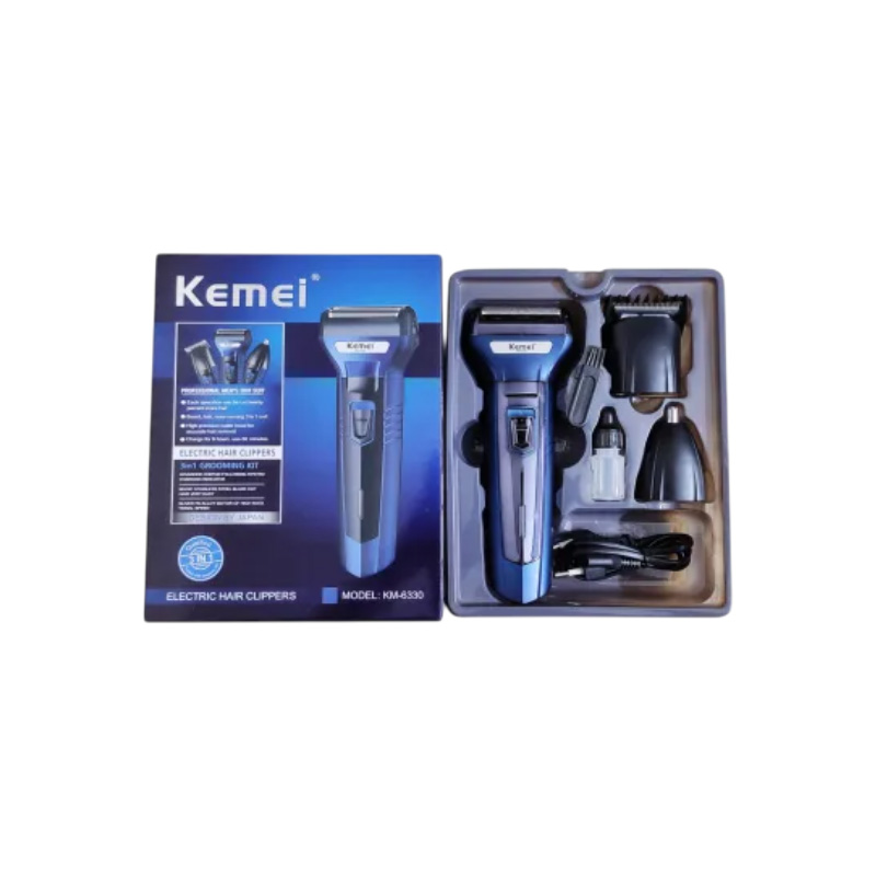 Picture of Kemei KM-6330 (3 in 1) Shaver, Hair ,Beard And Nose Trimmer