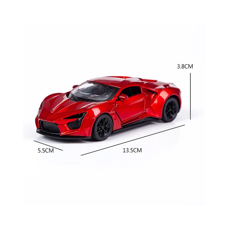 Picture of 1:32 Alloy Lyken Supercar Children's Toy Model Simulation Car Model Boy Toy Car Model Cake Baking Boys Like Fine Workmanship