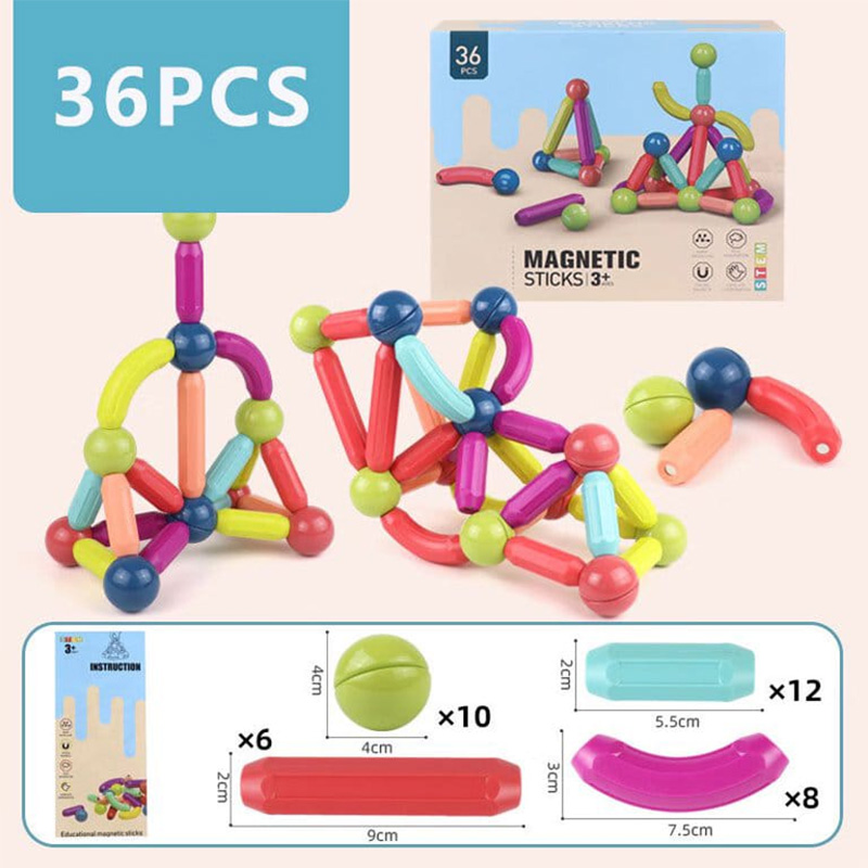 Picture of Magnetic Sticks – 36 pcs building set