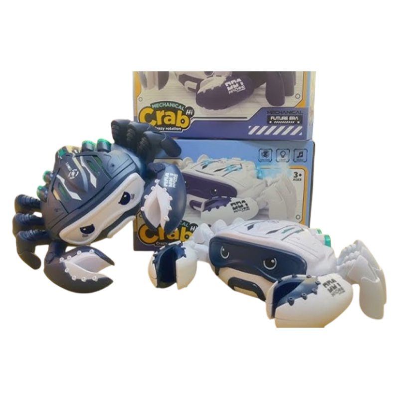 Picture of Crab Toy With Light & Music Simulation Walking Mechanical Crab Toy Tummy Time