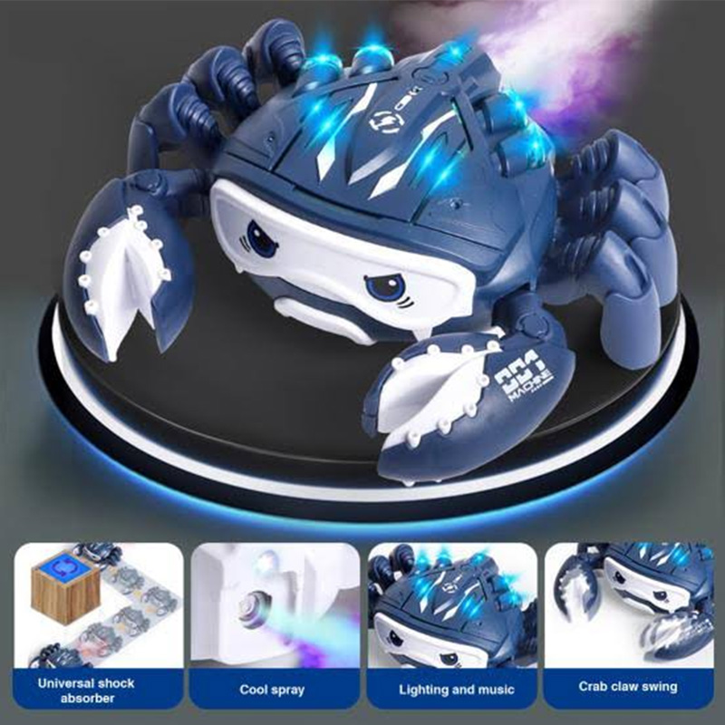 Picture of Crab Toy With Light & Music Simulation Walking Mechanical Crab Toy Tummy Time