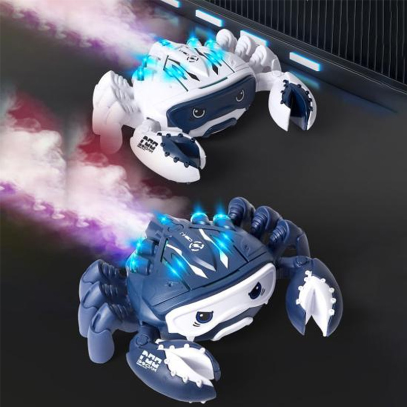 Picture of Crab Toy With Light & Music Simulation Walking Mechanical Crab Toy Tummy Time