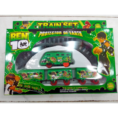Picture of Ben Ten 10 Mini Express Train Set-Exclusive Train - Car Toy for kids