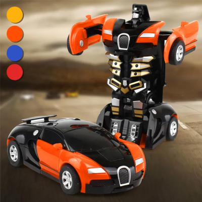 Picture of Rescue Bots Deformation Transformer Car One-Step Car Robot Vehicle Model Action Figures Toy Transform Car for Kids