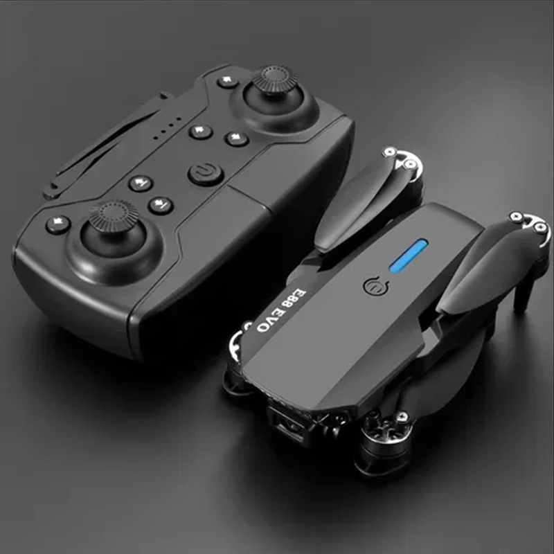 Picture of FLH-E88 Max Mini Drone, Duel Camera , Duel Battery Brashless 4K HD Dual Camera Intelligent Following UAV Dron Headless Mode Optical Flow Hover Professional FPV RC Drones E88