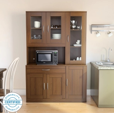 Picture of Progressive - Modern Home Furniture Kitchen Cabinet with Oven Rack & Kitchen Storage Crockery Unit - Kitchen & Dining- Vibes M
