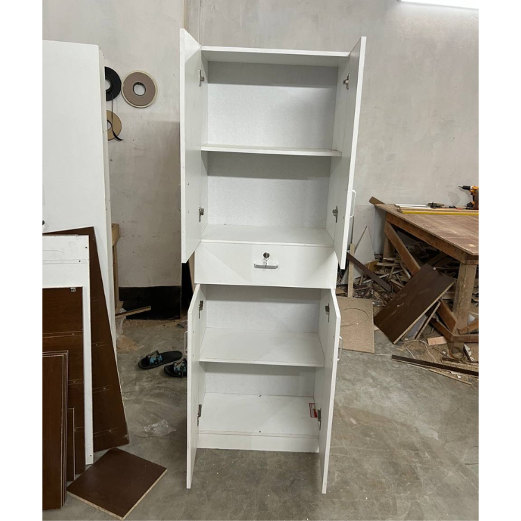 Picture of Unique Design 4 Door Almirah with Locker Drawer/ Bedroom Furniture Wardrobe/ Cloth Storage Cabinet by Modern Home Furniture M1