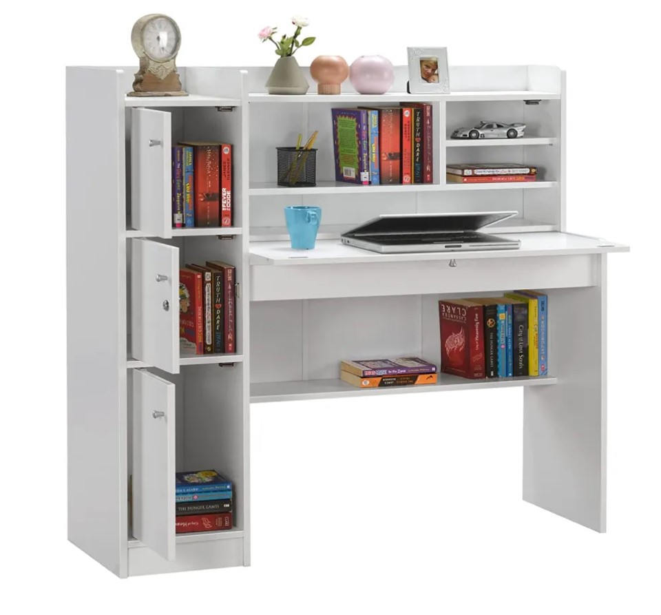Picture of Modern Reading Table/Study Desk/Laptop Desk with Three Large Storage and Lock by Modern Home Furniture M1