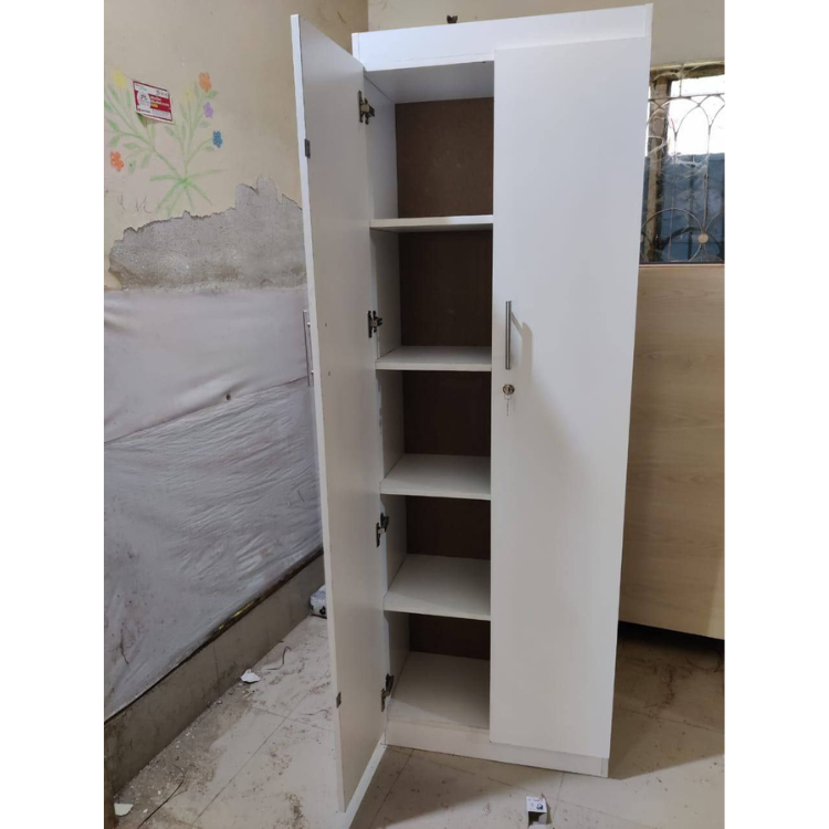 Picture of Modern 2 Doors Almirah with Inner Storage Shelves - Modern Home Furniture - Furniture & Decor - Modern and Trendy M1