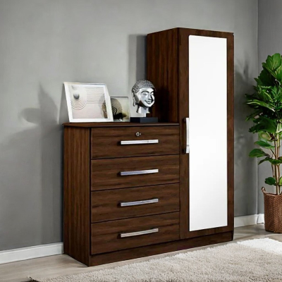Picture of Almirah With 4 Drawer Wardrobe by Modern Home Furniture - Furniture & Decor - Unrivaled in Genre M1