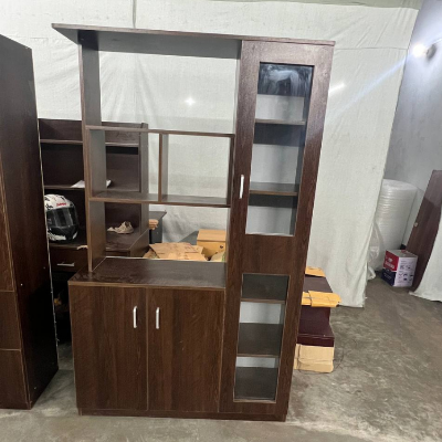 Picture of Modern Open Shelves Storage with Double Cabinet Drawers | Premium Design & Quality by Modern Home Furniture - Minimalistic Sophistication