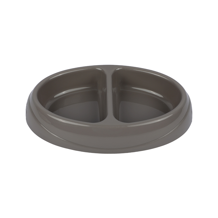 Picture of Petmate Ultra Lightweight Small Double Diner Pet Bowl, Assorted