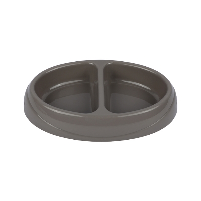 Picture of Petmate Ultra Lightweight Small Double Diner Pet Bowl, Assorted