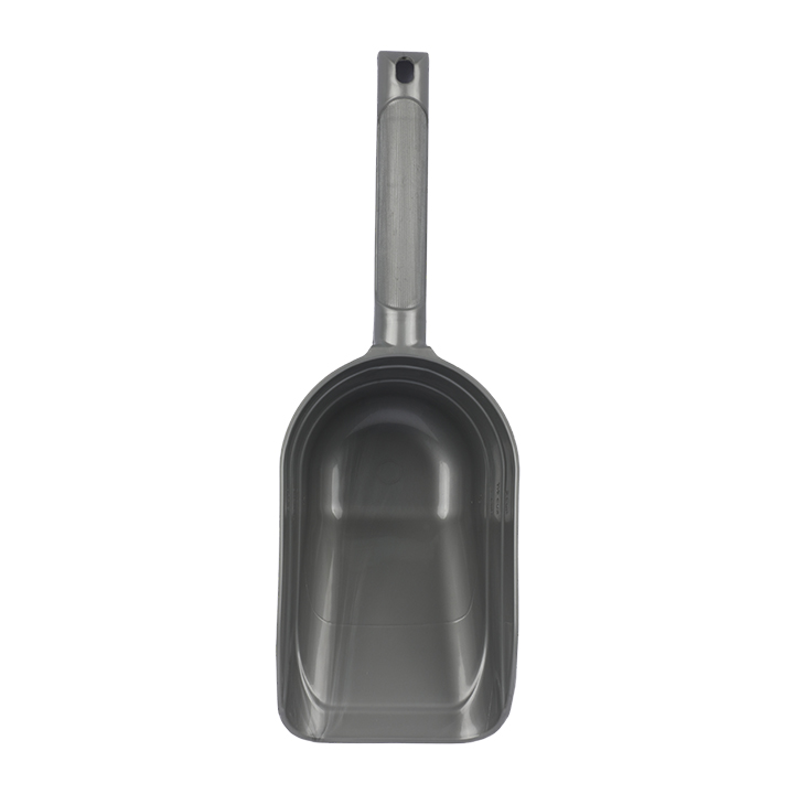 Picture of Ergonomic Handle Gray Plastic Pet Food and Litter Scoop