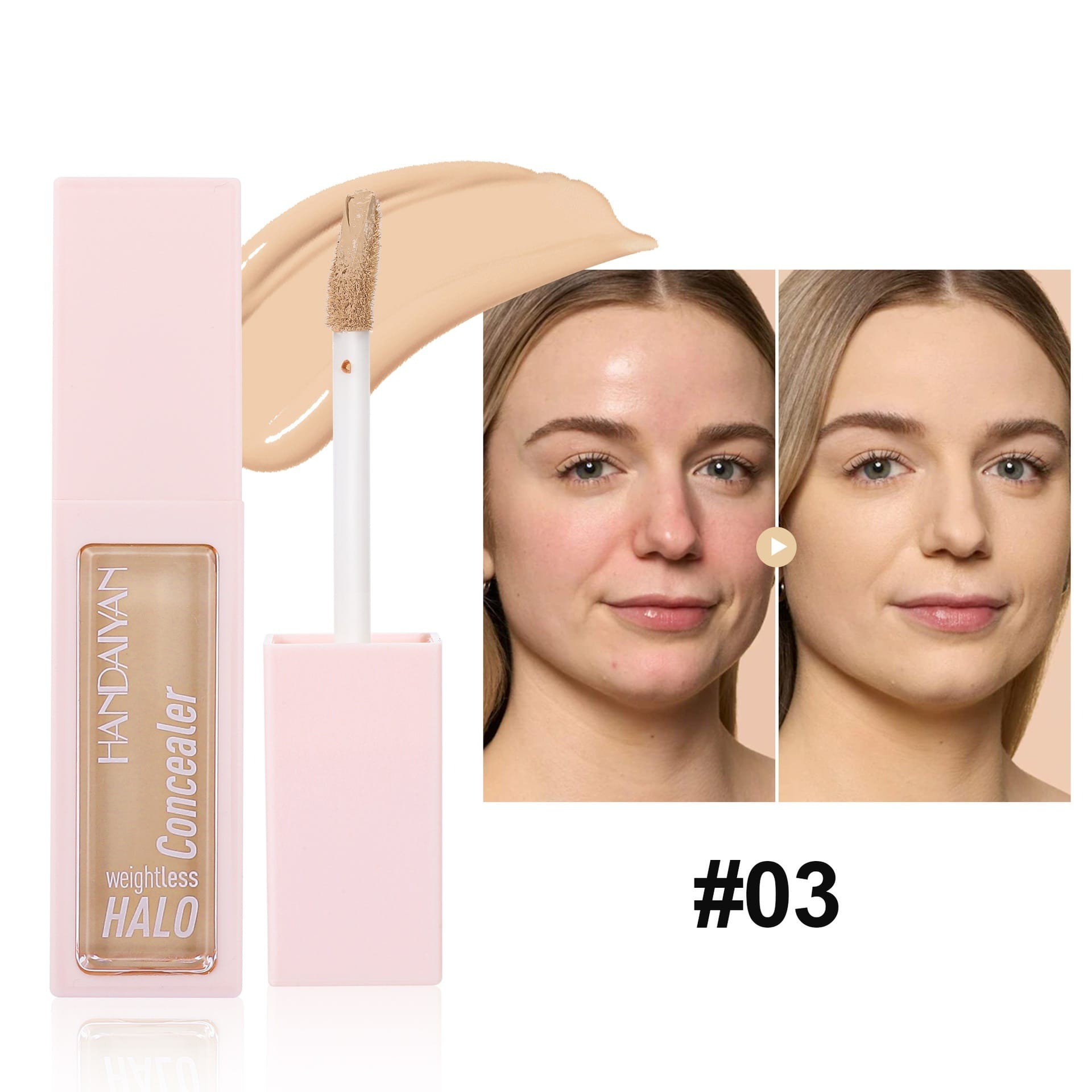 Picture of HANDAIYAN Weightless Halo Liquid Concealer (Shade #3)
