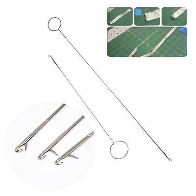 Picture of Sewing Loop Turner, Loop Turner Tool Home Sewing Sturdy Stainless Steel for Shoelaces Package Band for DIY Knitting Accessories