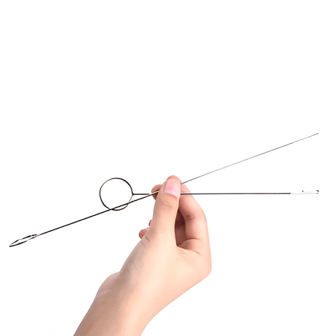 Picture of Sewing Loop Turner, Loop Turner Tool Home Sewing Sturdy Stainless Steel for Shoelaces Package Band for DIY Knitting Accessories