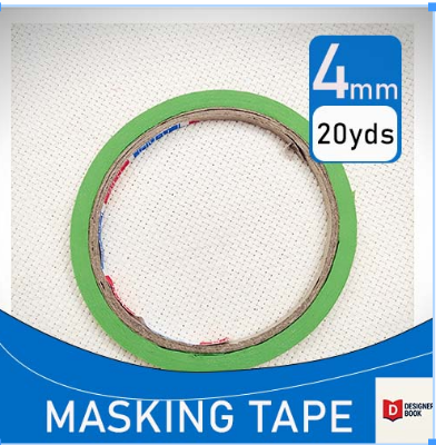 Picture of 4mm/1/2inch/1inc/2inch Masking Tape 1ps 20yards for Decorating Painting Crafting DIY Mannequin Masking Tape
