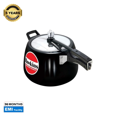 Picture of Hawkins CB65 Hard Anodised Pressure Cooker, 6.5-Liter, Contura Black