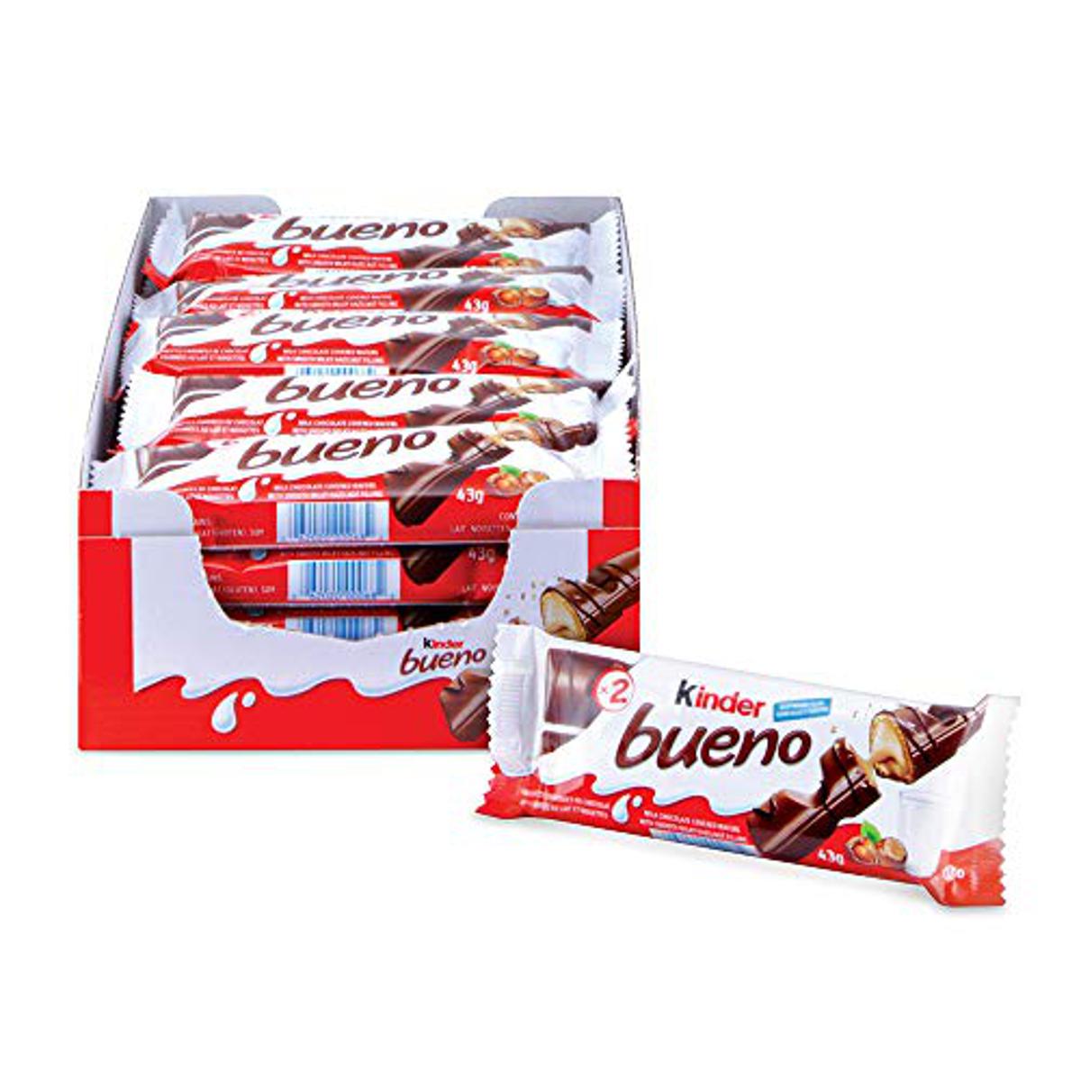 Picture of Kinder Bueno 2 Times Pack 1 Box 30 Pc-43 G (Per Piss)