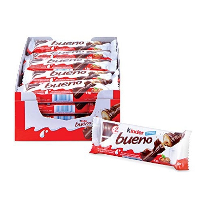 Picture of Kinder Bueno 2 Times Pack 1 Box 30 Pc-43 G (Per Piss)
