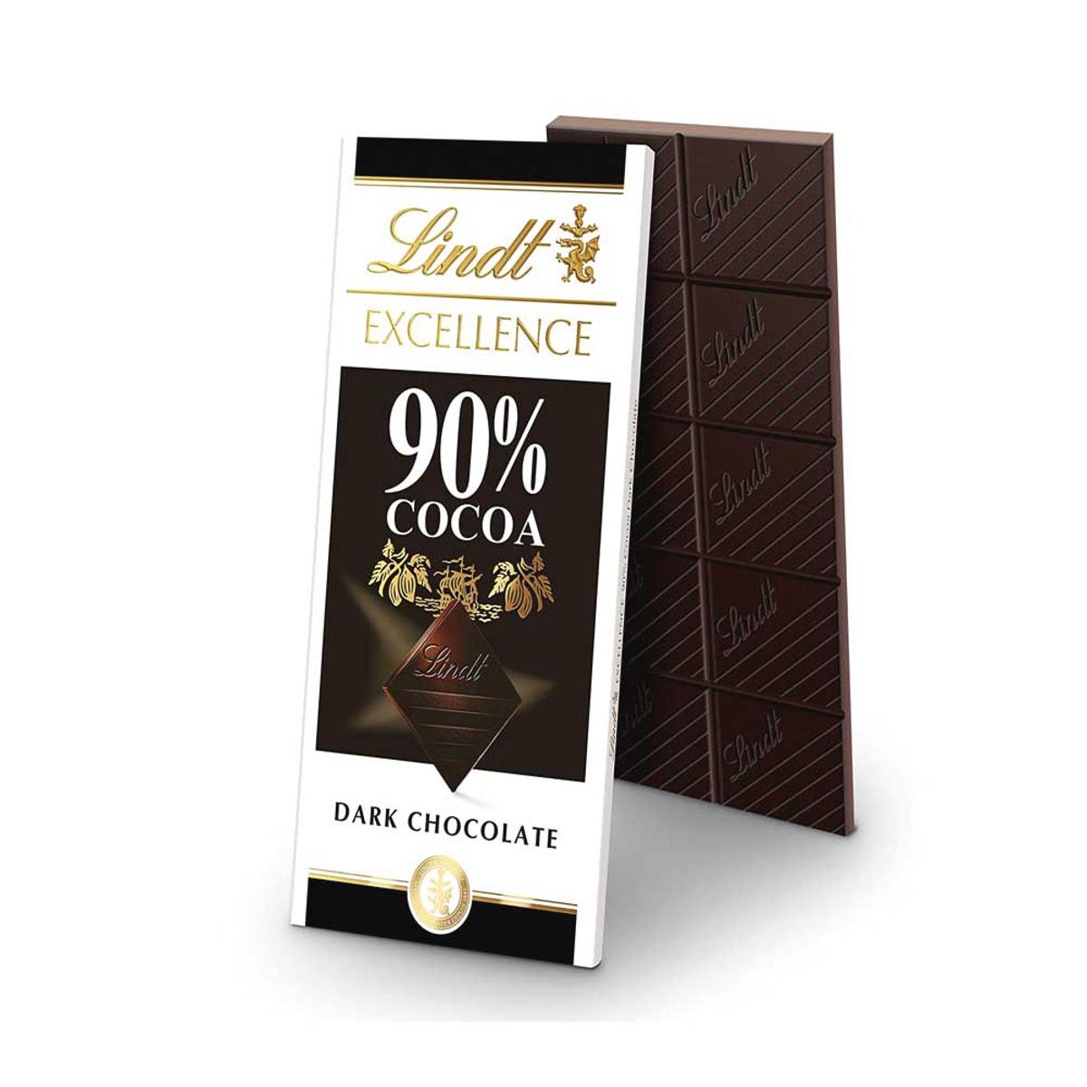 Picture of Lindt Excellence 90% Cocoa Dark Chocolate - 100g