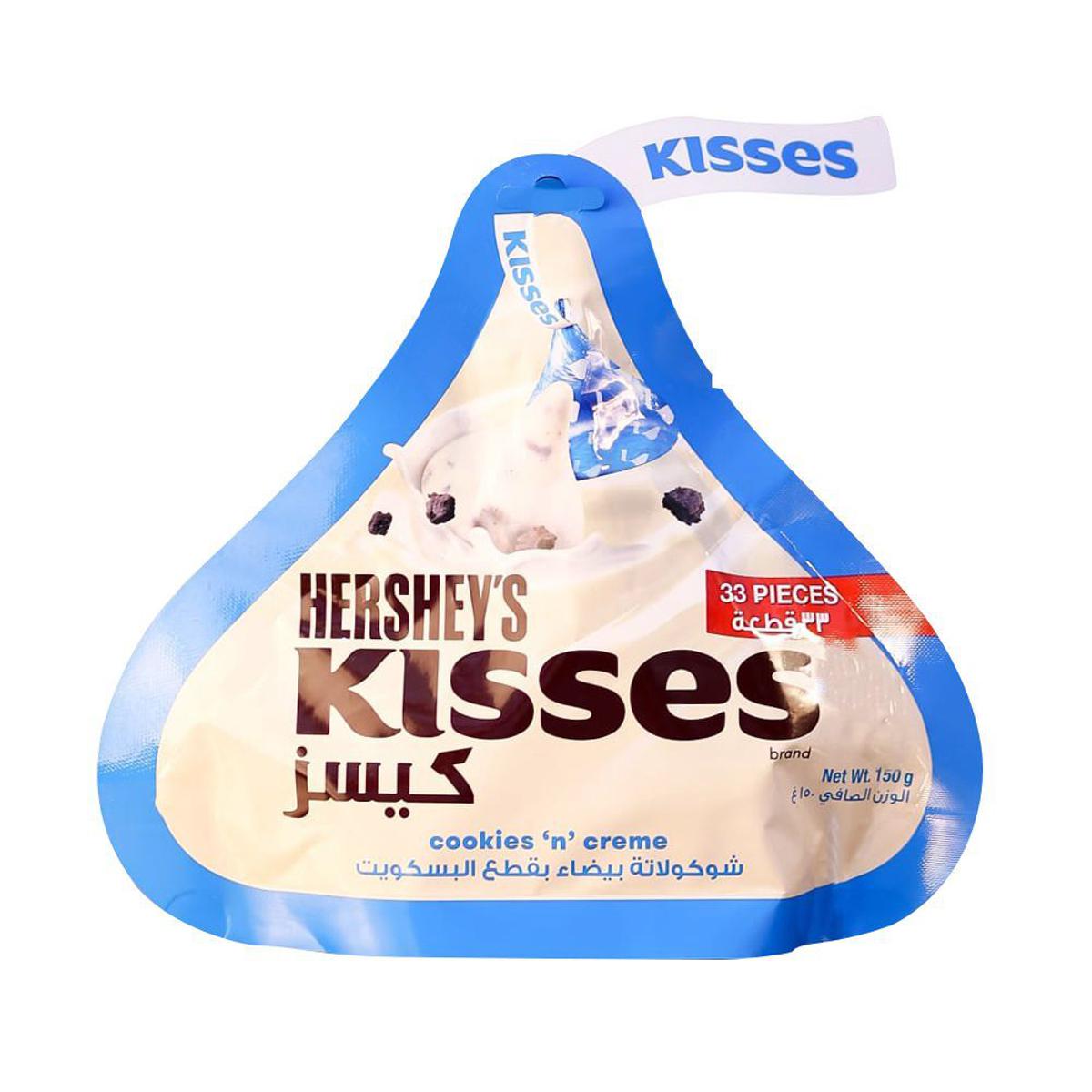 Picture of Kisses Cookies N Creme Chocolate 150Gm - Chocolate