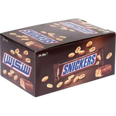 Picture of Snickers Choclate 50Gm 24Pcs (50Gm X 24Pcs)