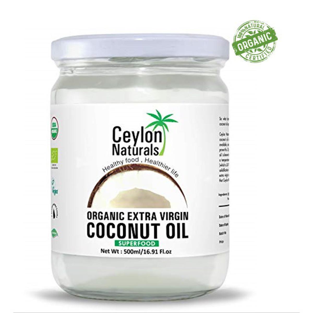 Picture of Ceylon Naturals Organic Extra Virgin Coconut Oill -500 ml