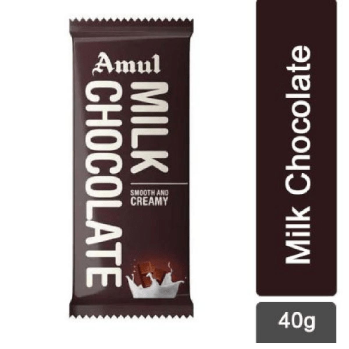 Picture of Amuls Milk Chocolate 40gm