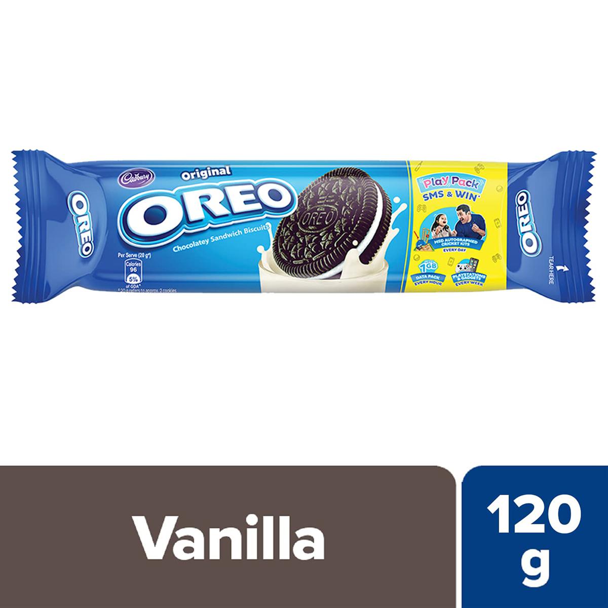 Picture of Biscuit Oreo - Vanilla Cream Biscuit-120g