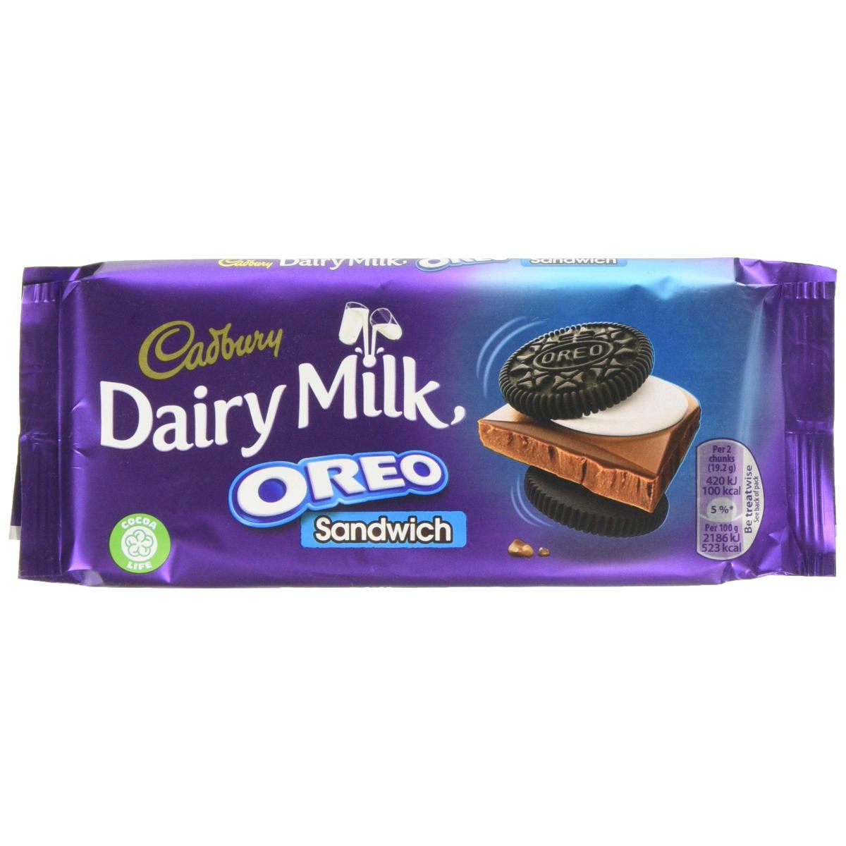 Picture of Cadbury Dairy Milk Oreo Sandwitch-96gm
