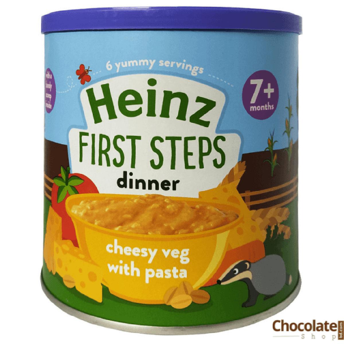 Picture of Heinz First Steps Dinner Cheesy Veg With Pasta - 200gm (7+ Months)