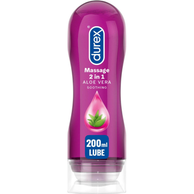 Picture of Durex Play 2 in 1 Aloe Vera Massage Lubricant Gel - 200m