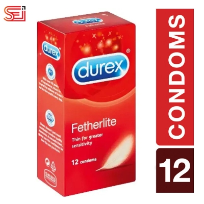 Picture of Durex Fetherlite Thin For Greater Condom - 12Pcs Pack