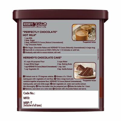 Picture of Hersheys Cocoa Powder - 225Gm 100% Cacao Unsweetened