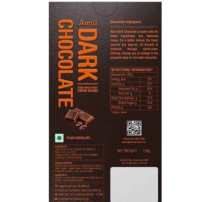 Picture of dark chocolate 150 gm (Indian )