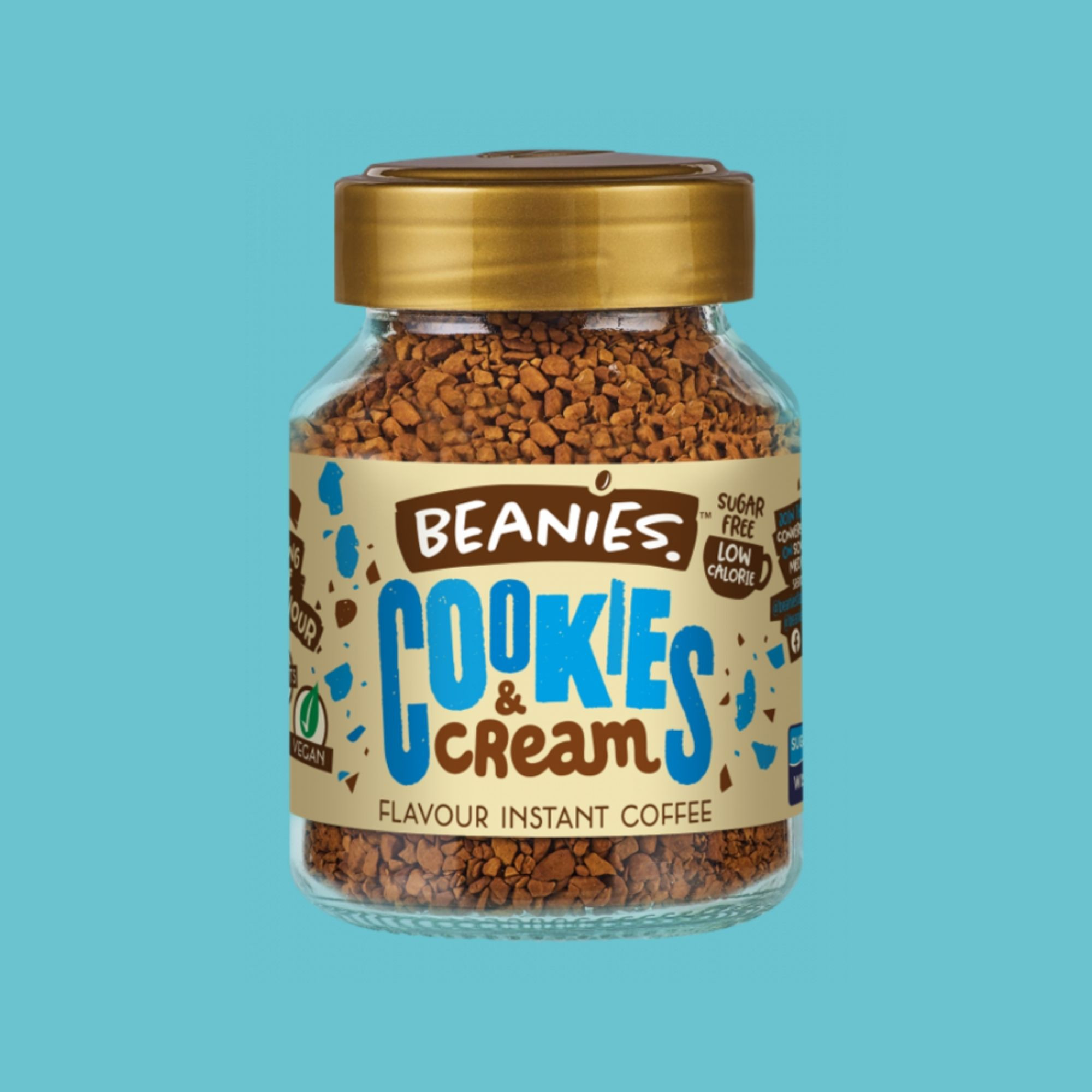 Picture of Beanies Cookies & Cream Flavour Instant Coffee - 50gm