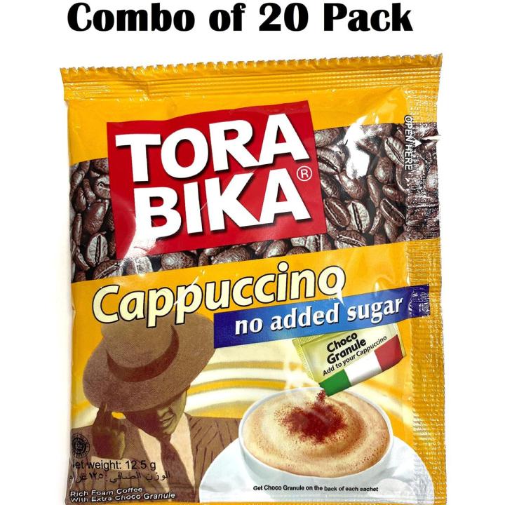 Picture of TORABIKA Cappuccino Sugar Free (12.5 gm) Pack of 20 pcs