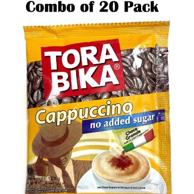 Picture of TORABIKA Cappuccino Sugar Free (12.5 gm) Pack of 20 pcs