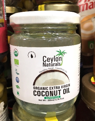 Picture of Ceylon Naturals Organic Extra Virgin Coconut Oill -200 m
